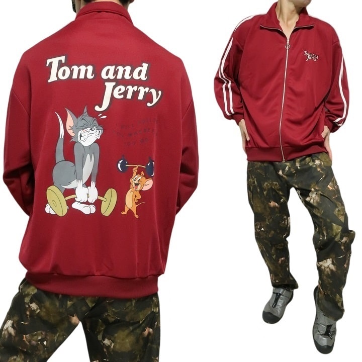 メンズセレクト トムとジェリー TOM & JERRY トラックジャケット