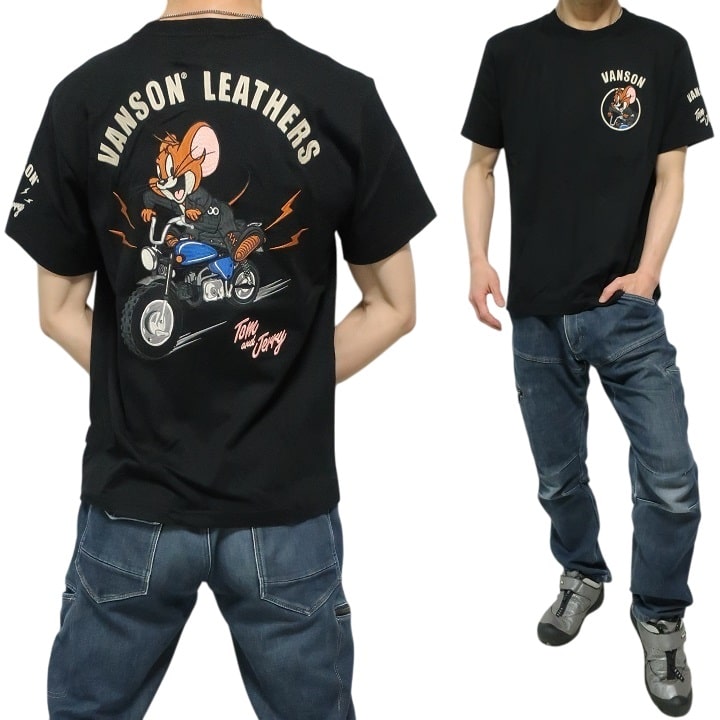 VANSON バンソン Tシャツ トムとジェリー 2023春夏 新作 TJV