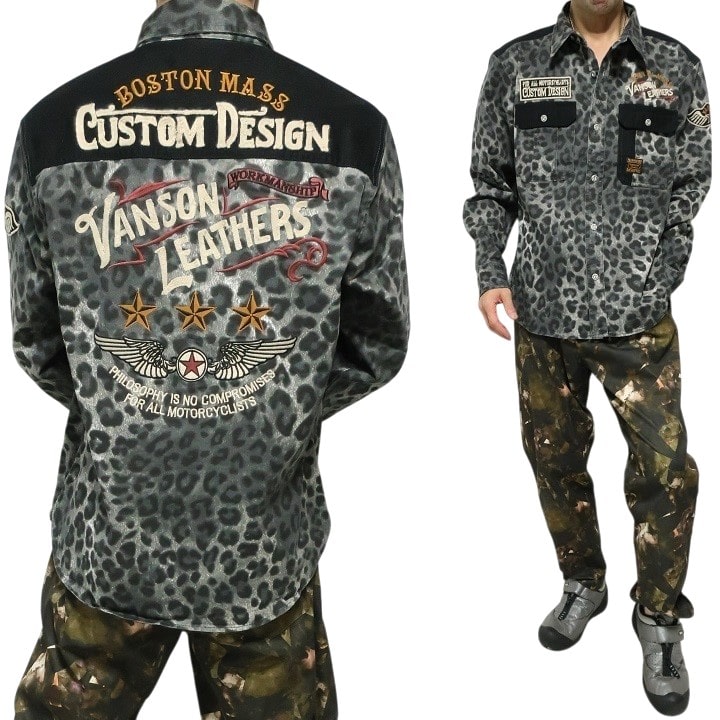 VANSON（バンソン） ヴァンソン フライングスター 長袖シャツ メンズ