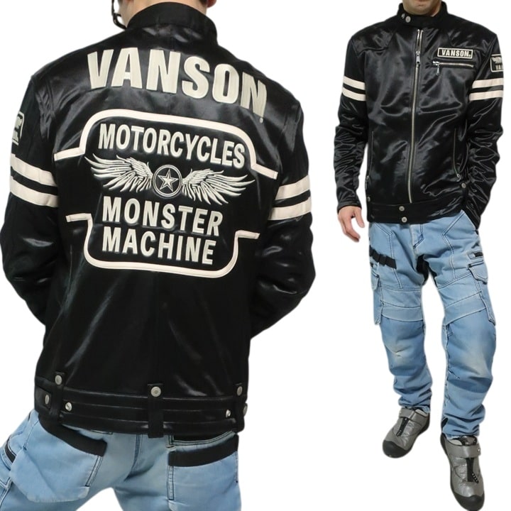 VANSON フリースジャケット（VANSON）（色：ブラック系）のおすすめ