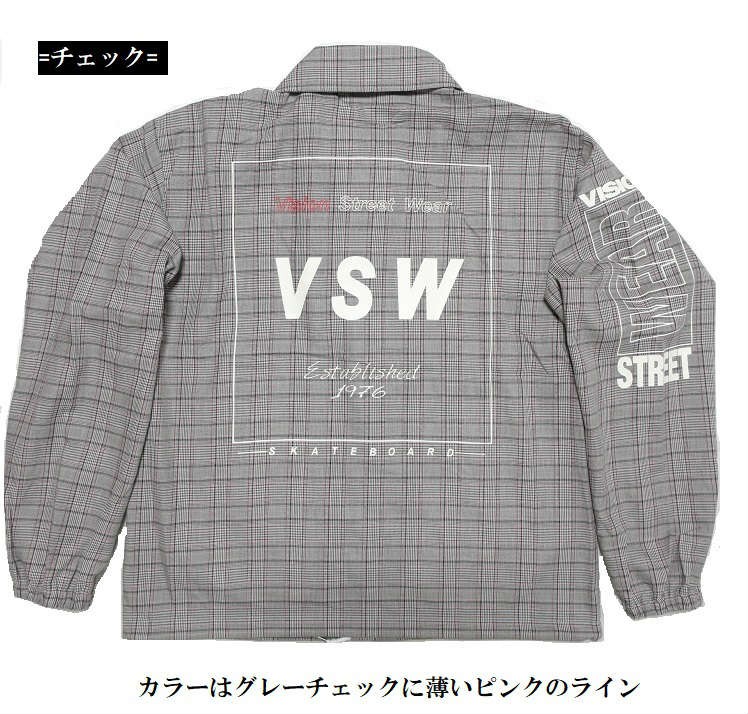 VISION STREET WEAR コーチジャケット シャツ/ブルゾン メンズ