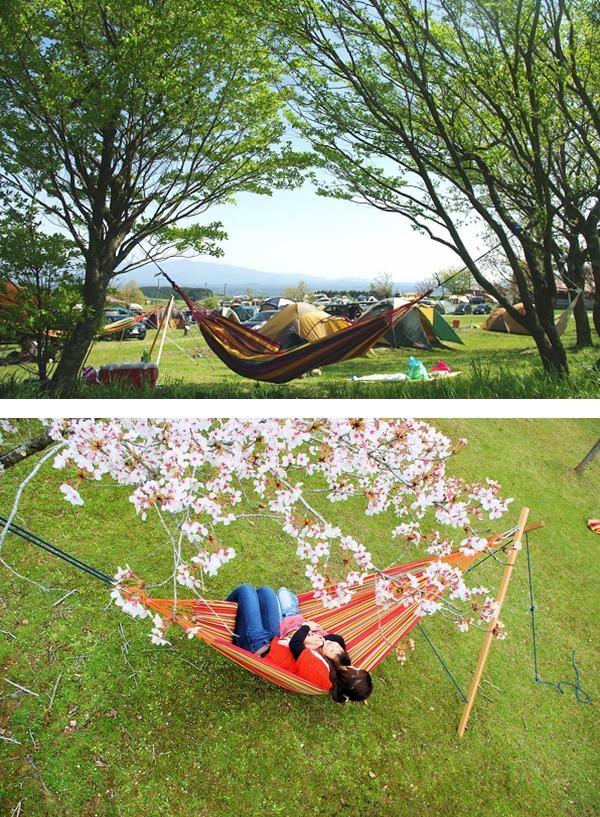 double（自立式ハンモック）（色：ブラウン系）｜テーブル、チェア