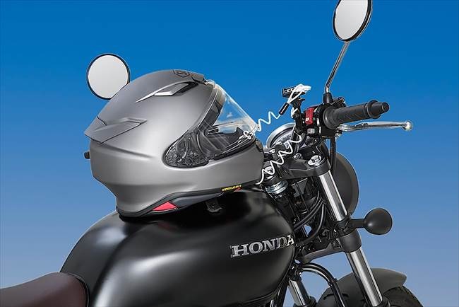 タナックス　MF-4762 ヘルメット用ワイヤーロック　コイル ホワイト【お取り寄せ商品】｜shinmiraisouzou｜04