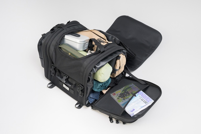 バイク ツーリング バッグ 収納 旅行 キャンプ 便利 アクセサリー タナックス MFK-1003 キャンピングシートバッグ L 40~60L<br>【お取り寄せ商品】の画像