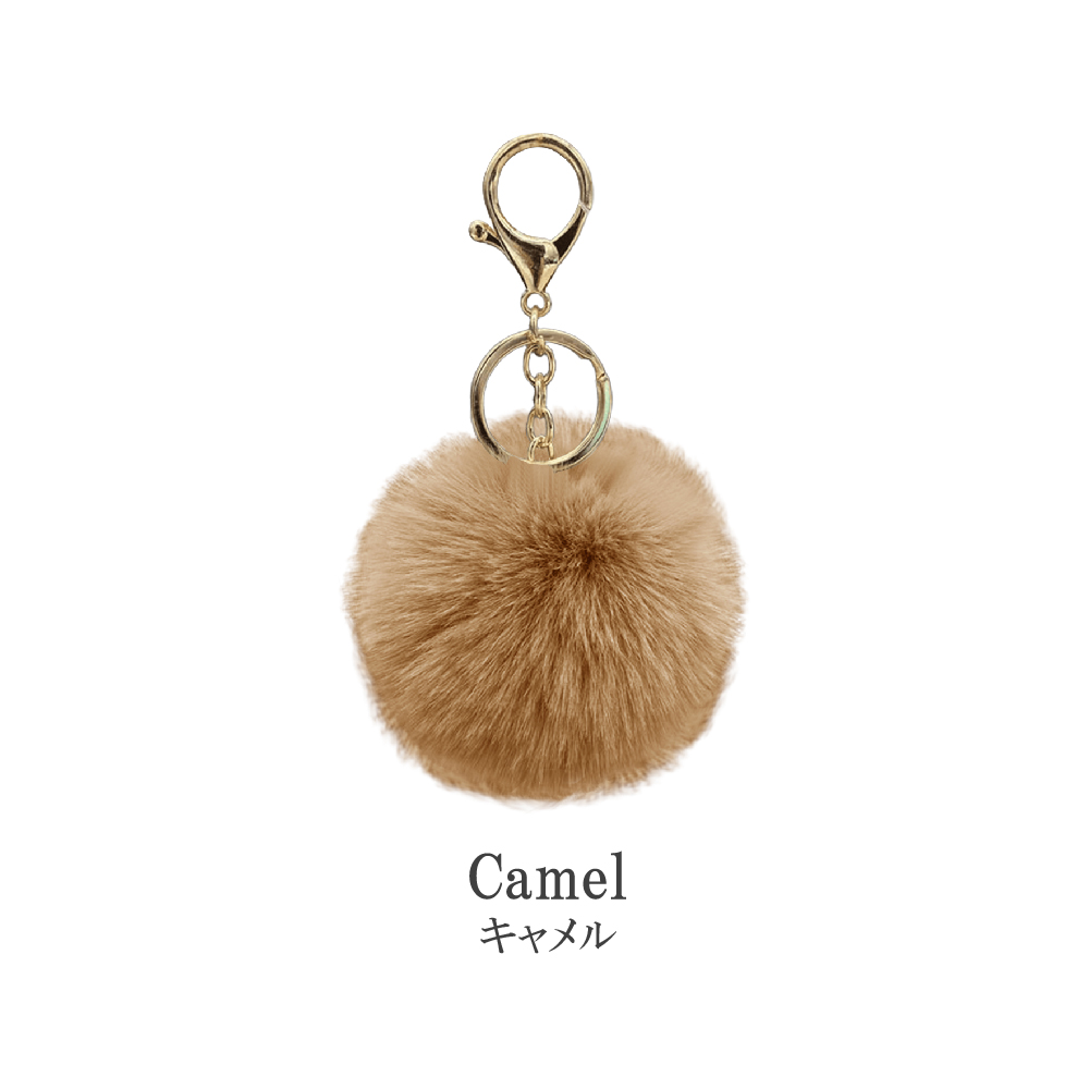 ファーチャーム ファー キーホルダー バッグチャーム 大人 金具 ミニ