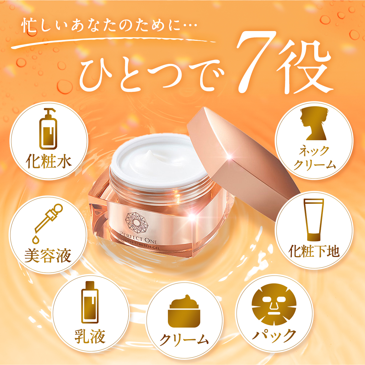 新登場! オールインワンジェル パーフェクトワン 薬用リンクル 