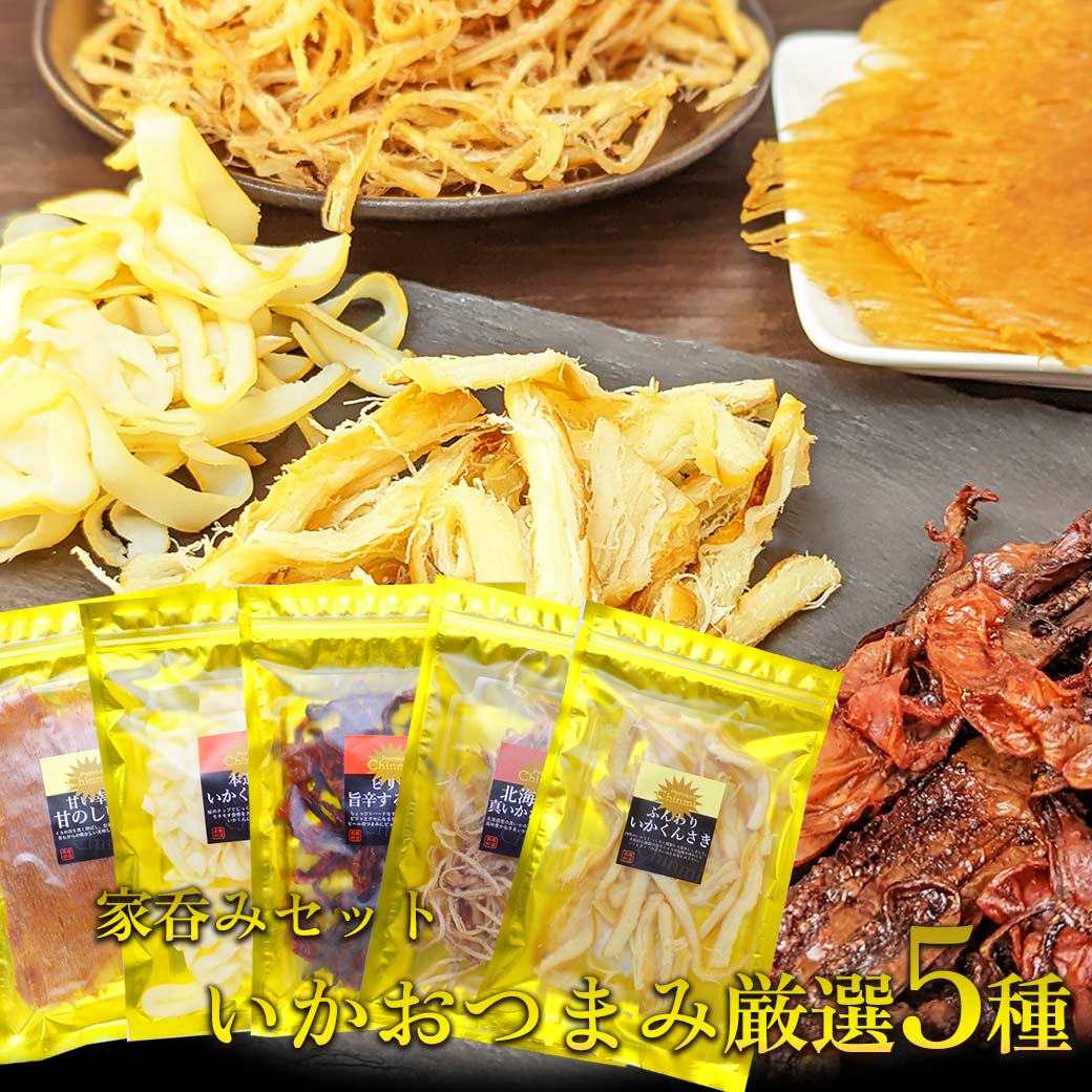 いか おつまみセット 珍味セット いかおつまみ 5種 のしいか いかくん