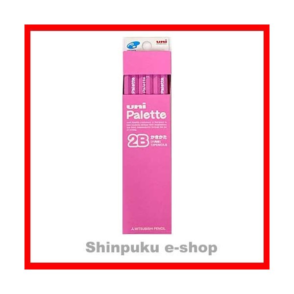 かきかた鉛筆 2B パレット シンプル デザイン uni Palette 鉛筆 K850 2B 三菱鉛筆 （Z）｜shinpukue-shop｜03