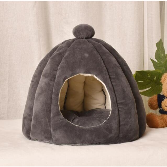 猫ベッド 冬用 猫ベッド ドーム型 ネコハウス 洗える ネコベッド ドーム型 キャットベッド ふわふわ｜shintoukai｜02