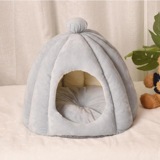 猫ベッド 冬用 猫ベッド ドーム型 ネコハウス 洗える ネコベッド ドーム型 キャットベッド ふわふわ｜shintoukai｜03