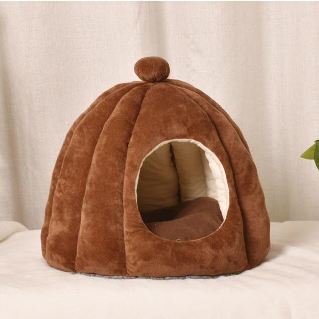 猫ベッド 冬用 猫ベッド ドーム型 ネコハウス 洗える ネコベッド ドーム型 キャットベッド ふわふわ｜shintoukai｜04