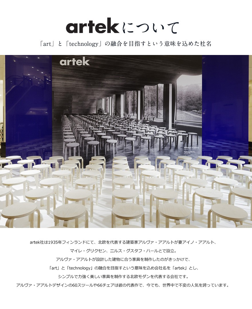 テーブル 81B（120 x 75）ホワイト ラミネート – Artek Tokyo Store