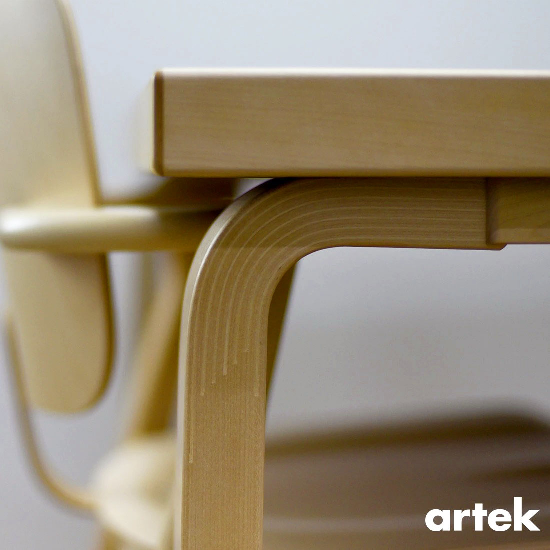 artek アルテック TABLE 91 ナチュラルラッカー バーチ 125x125x72cm テーブル Lレッグ アルヴァ・アアルト フィンランド 北欧｜shinwashop｜03