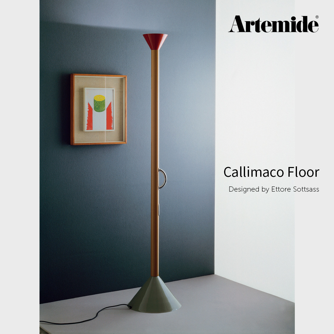 Artemide アルテミデ Callimaco Floor LED カリマコ Ettore Sottsass 