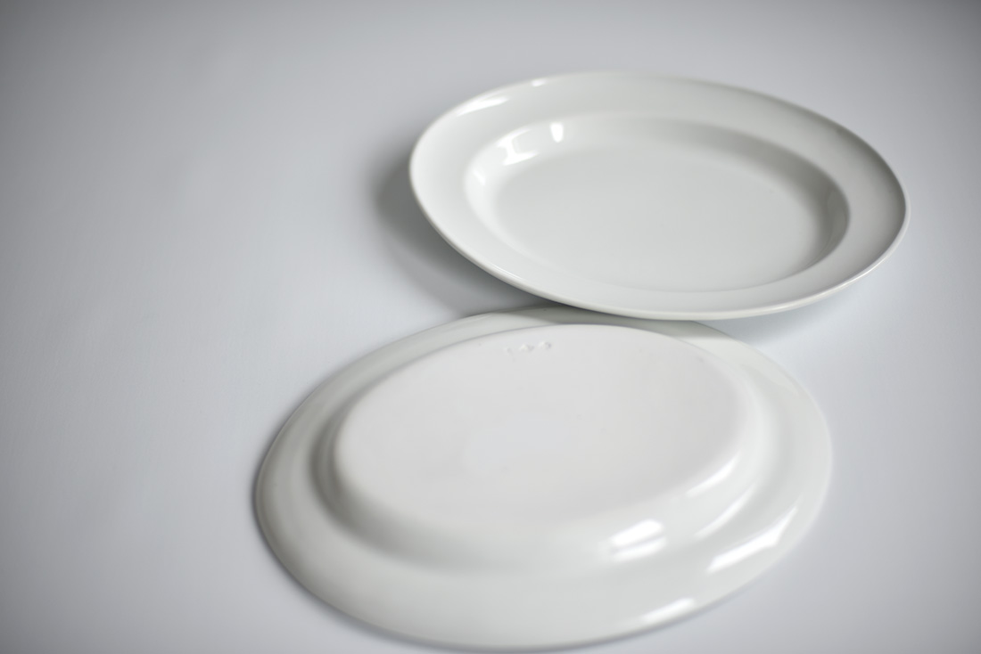 東屋 あづまや 白吉 しろきち お皿 プレート 器 天草陶石 一枚 国産