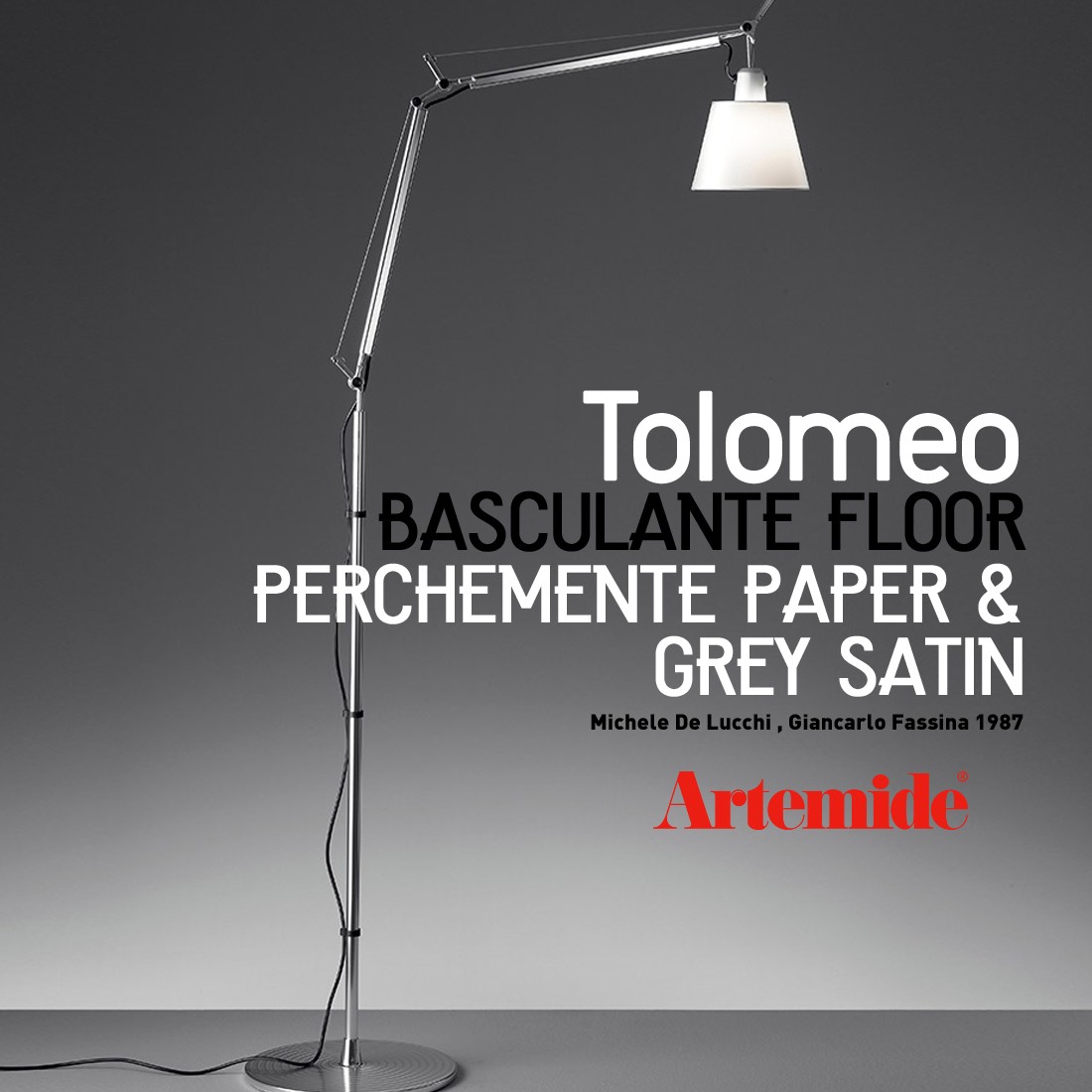 ○○Artemide アルテミデ TOLOMEO BASCULANTE FLOOR トロメオ フロア