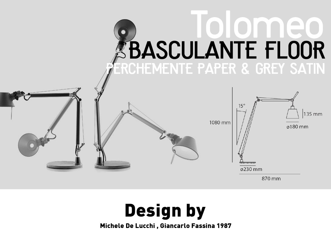 Artemide（アルテミデ） TOLOMEO BASCULANTE FLOOR トロメオ フロア