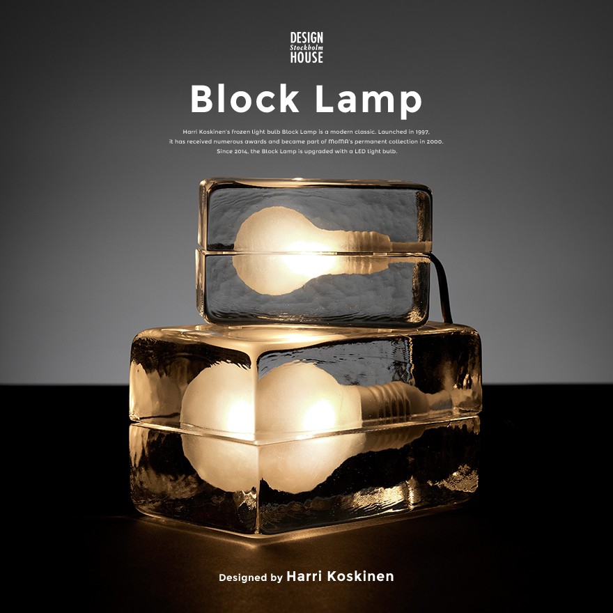 Design House Stockholm/ブロックランプ Block Lamp 照明 MoMA 