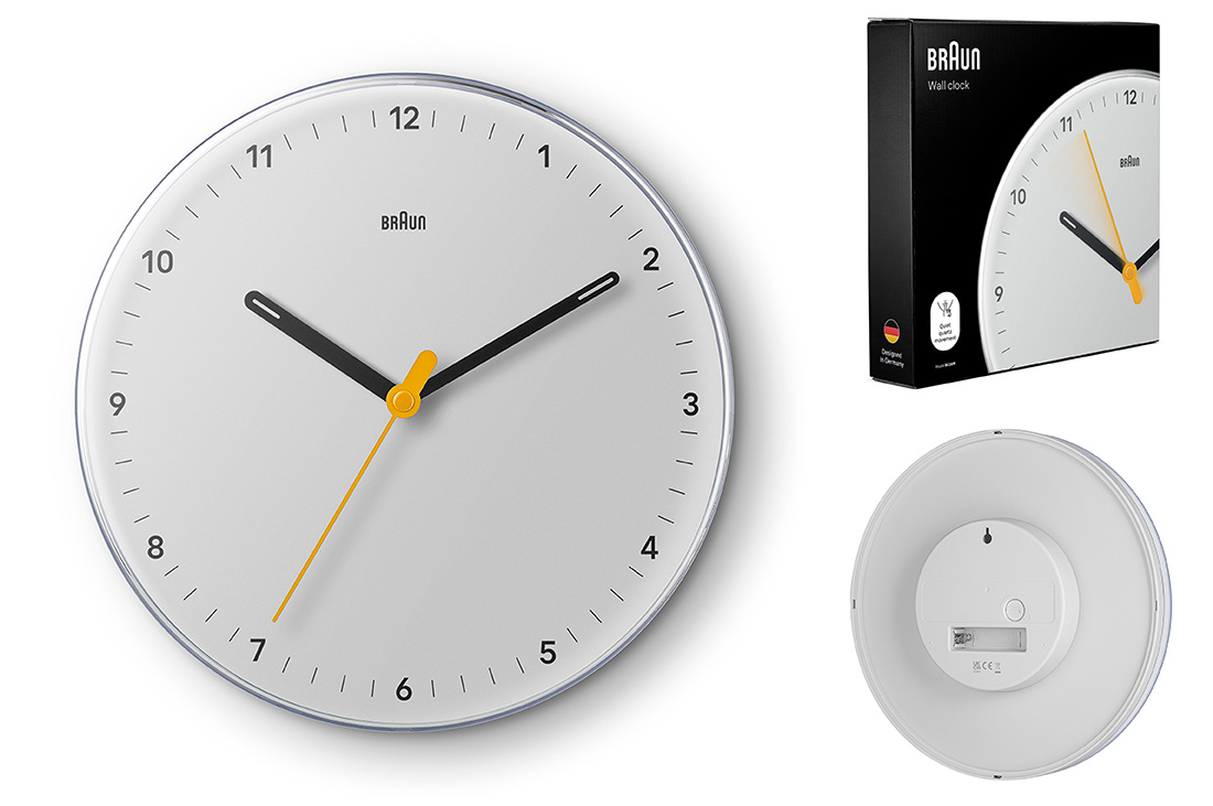 時間ズレなし。希少品BRAUN でき アナログ時計 Dieter Rams