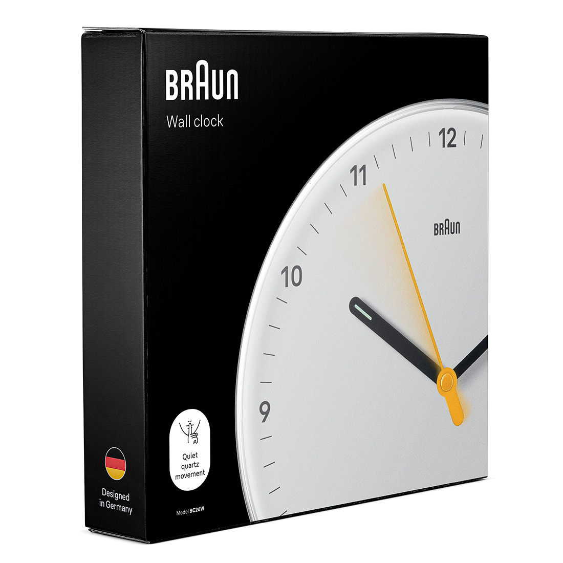 BRAUN ブラウン BC26 Dieter Rams ディーター・ラムス アナログ 壁掛け