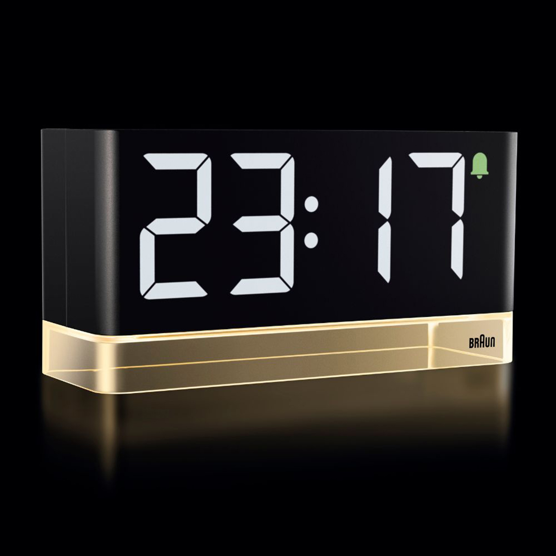 【未使用】ブラウン デジタルアラームクロック LEDライト付き BC27B BRAUN ブラウン Digital Alarm Clock BC27B デジタルアラームクロック
