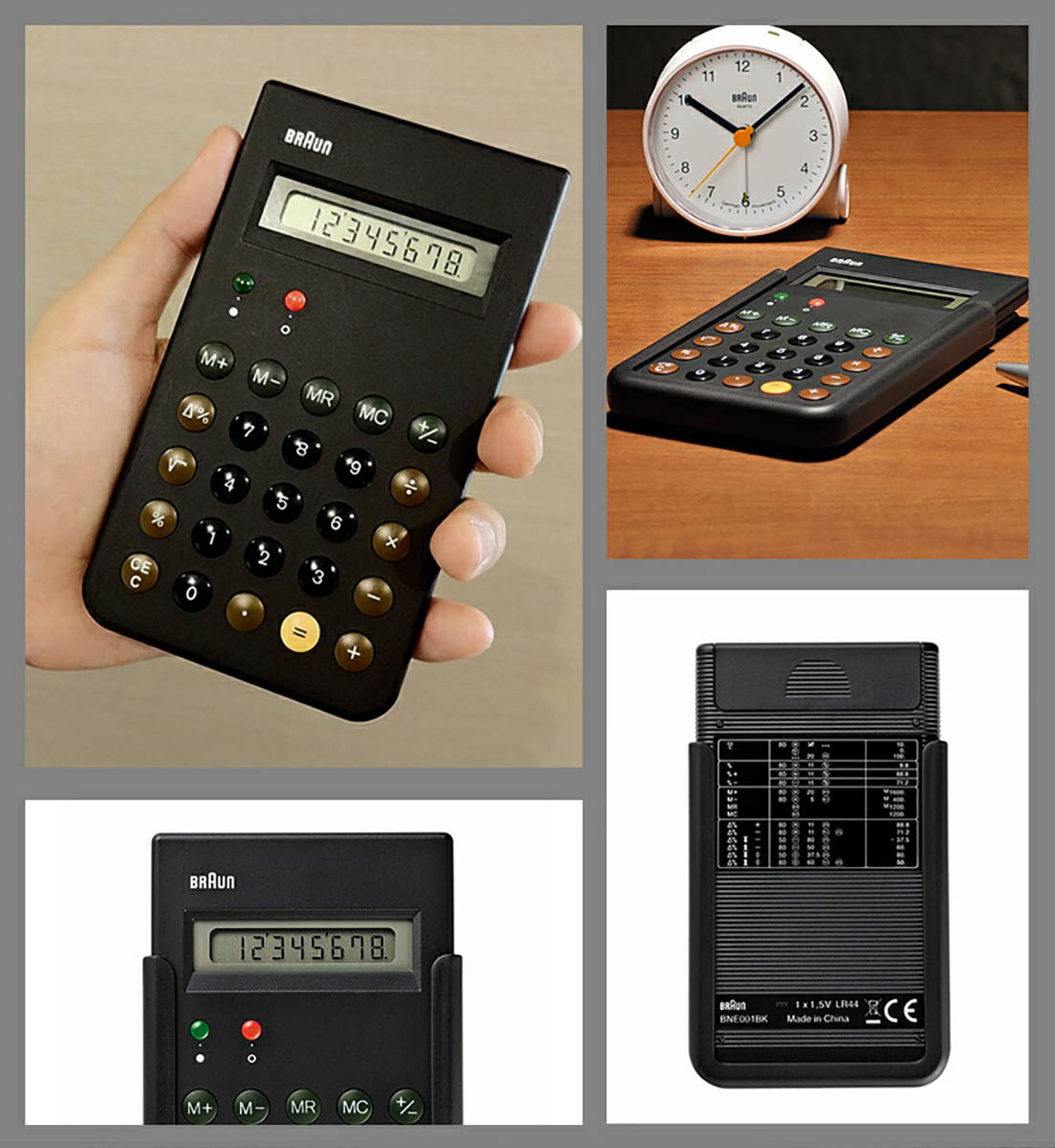 BRAUN ブラウン 電卓 BNE001 復刻モデル ET66 Dieter Rams ディーター・ラムス Calculator ステーショナリー  バウハウス : braun-bne001 : ShinwaShop - 通販 - Yahoo!ショッピング