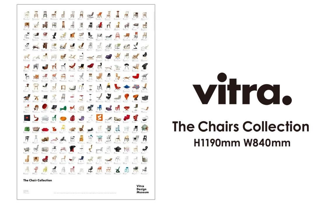 vitra Design Museum チェアコレクション ポスター Chair Collection Poster 20337002 ポスター  ヴィトラデザインミュージアム