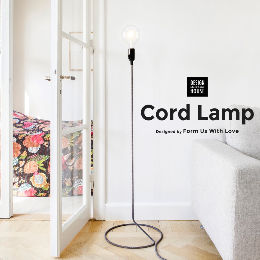 ○○代引不可 Design House Stockholm CORD LAMP コードランプ FORM US 
