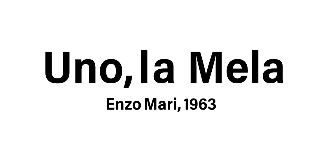 DANESE ダネーゼ Uno,la Mela ウーノ・ラ・メラ Enzo Mari エンツォ
