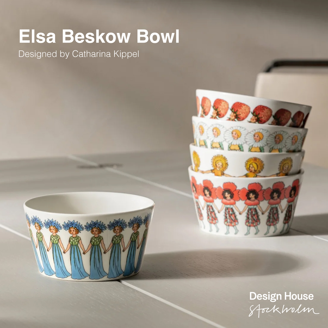 �y��̓��M�t�g�zDesign House Stockholm Elsa Beskow Bowl �G���T �x�X�R�t �{�E�� Catharina Kippel �J�^���i�E�L�b�y��