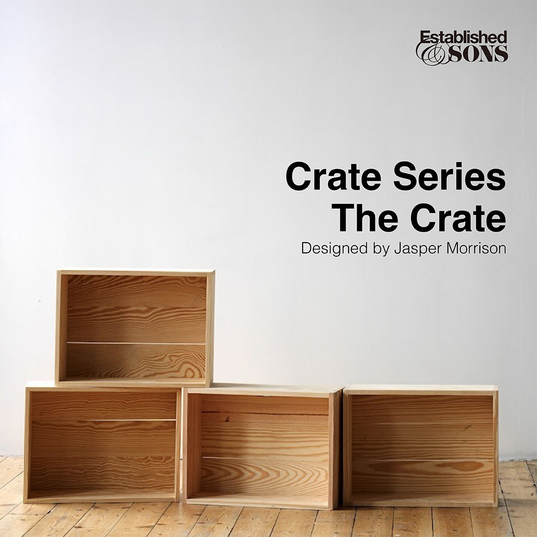 Established&Sons エスタブリッシュドアンドサンズ Crate Series The