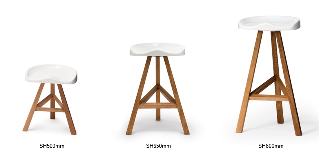 Established&Sons Heidi ハイジ 椅子 木製 スツール#01 Established&Sons Heidi ハイジ Sebastian Wrong セバスチャン・ロング