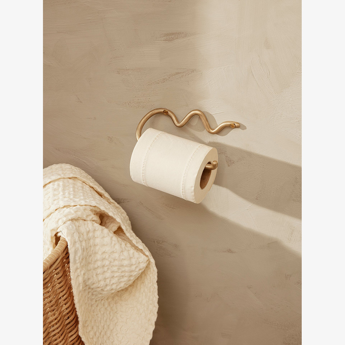ferm LIVING ファームリビング Curvature Toilet Paper Holder カーバチュア トイレットペーパーホルダー 北欧  インテリア 収納