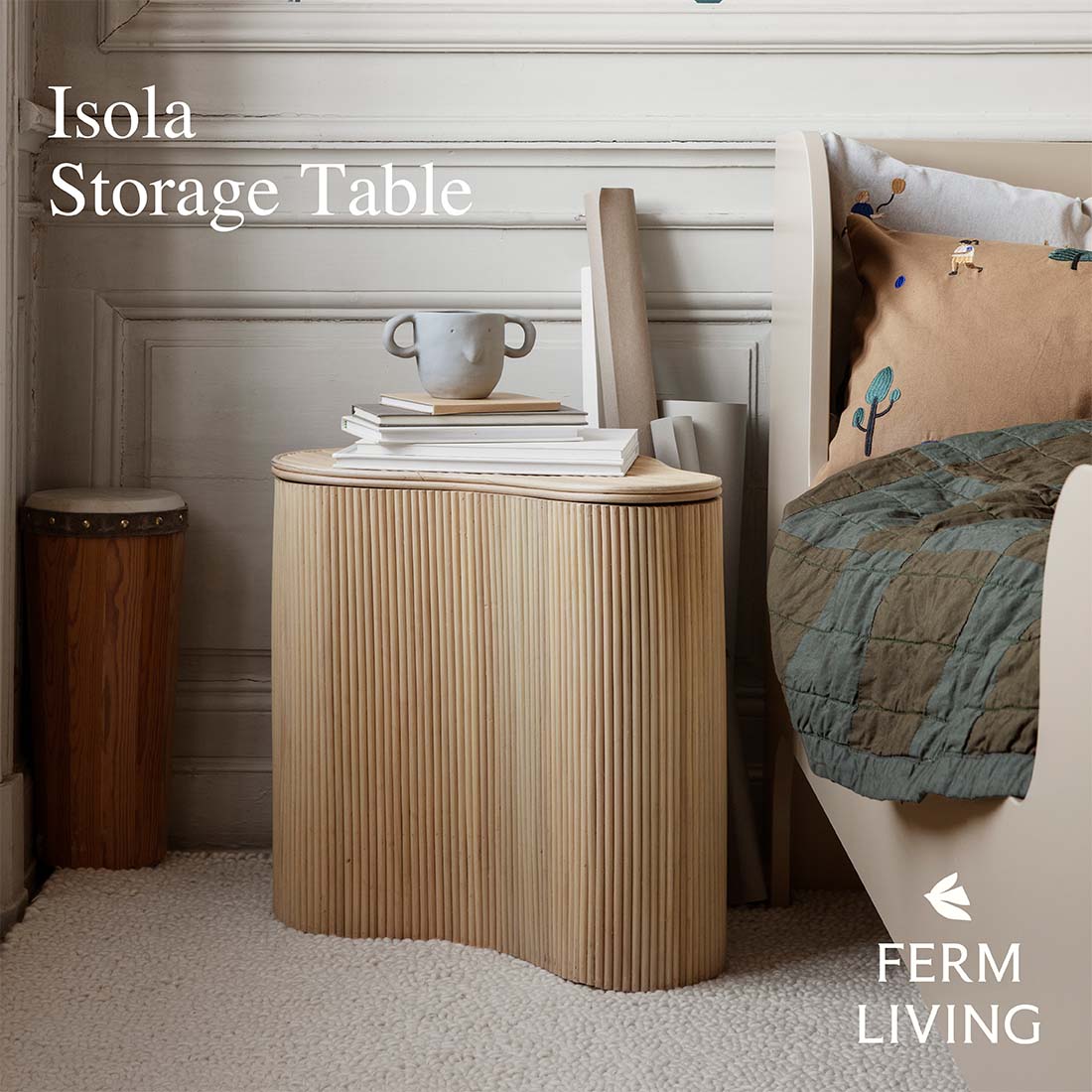 Ferm Living (ファームリビング) IsolaStorageTable 日本正規販売品】ferm LIVING ファームリビング Isola Storage Table