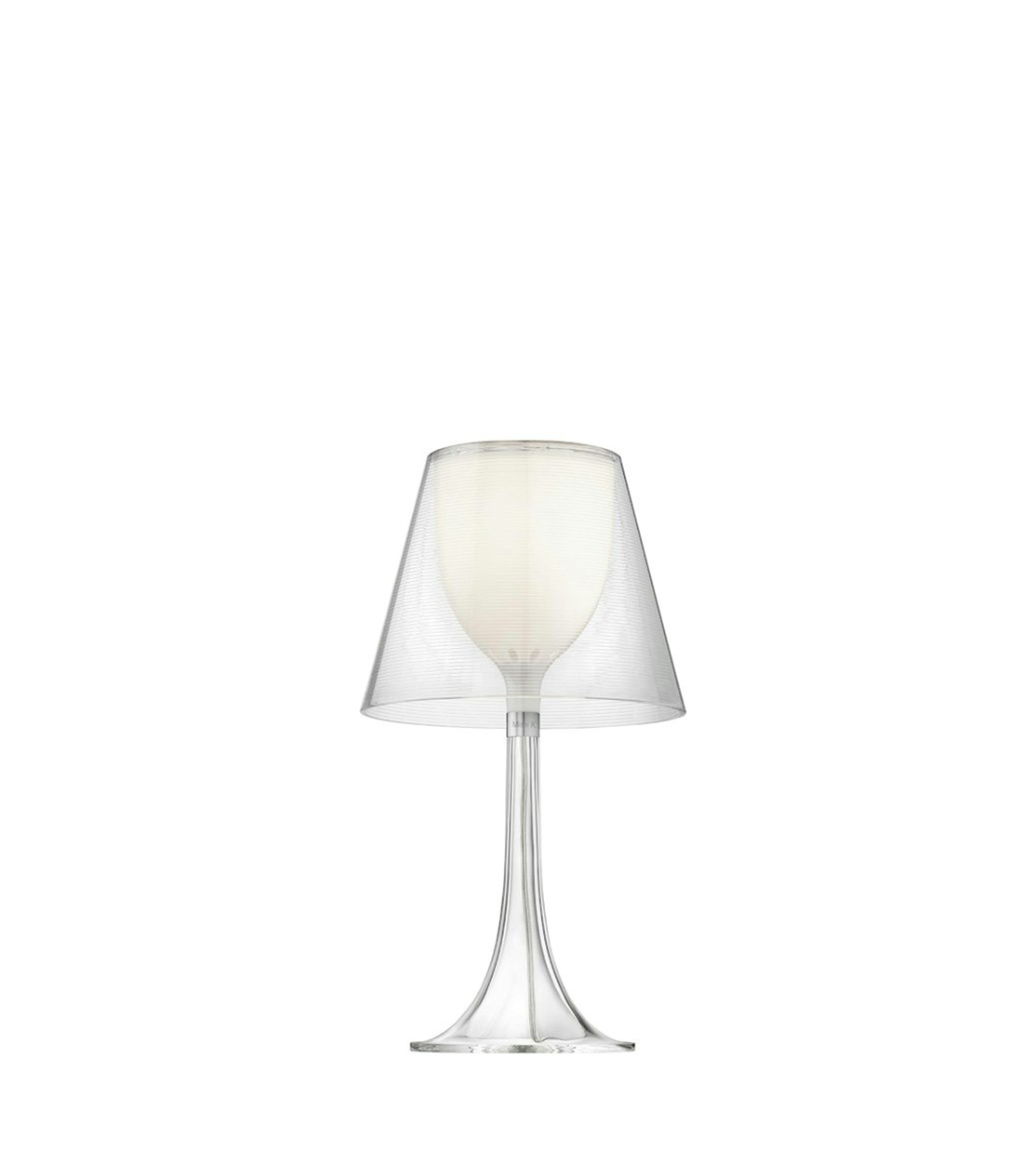 FLOS フロス Miss K ミスK Philippe Starck フィリップ・スタルク テーブルランプ 照明 デザイナーズ クリア ソフト スモーキーグレー｜shinwashop｜02