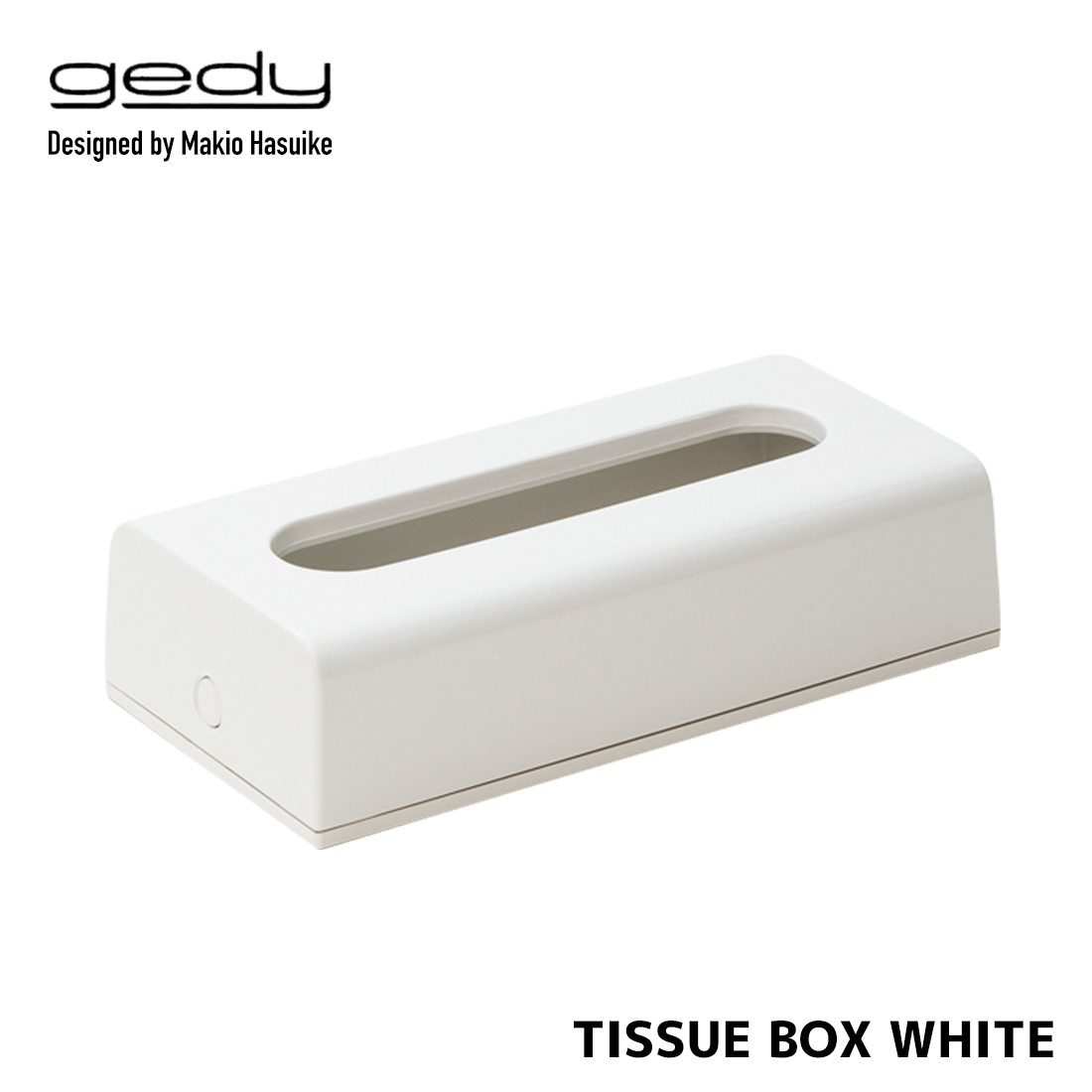 gedy ゲディ ティッシュボックス ホワイト Tissue Box White Makio Hasuike 蓮池 槇郎 イタリア