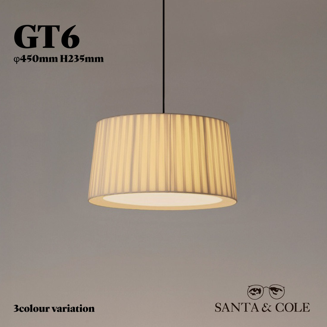 スマート電球プレゼント】SANTA&COLE サンタ＆コール GT6 ペンダント