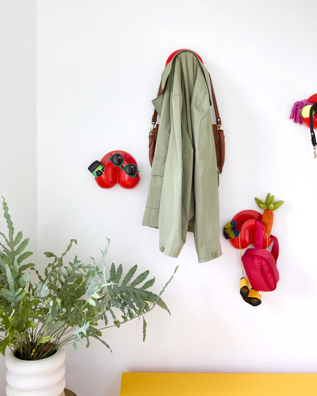 Heller ヘラー Swell mini スウェルミニ Wall Catchall ウォールシェルフ 壁掛け フック コートハンガー Anna Dawson アンナ・ドーソン |  | 05