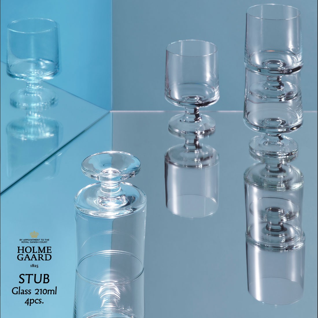 HOLMEGAARD ホルムガード STUB 210ml × 4pcs glass グラス 4個セット