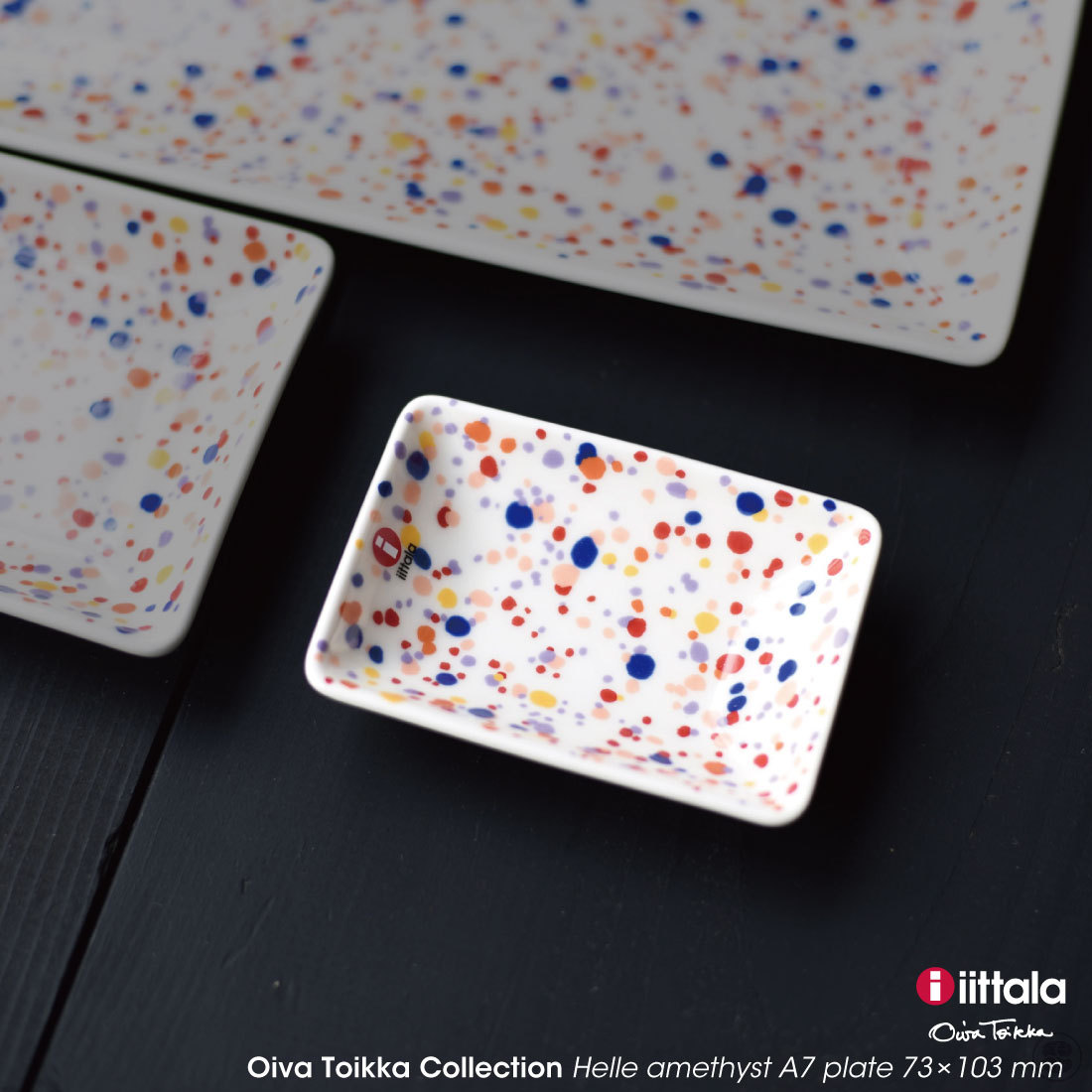 iittala イッタラ A7 plate 73×103mm オイバ・トイッカコレクション