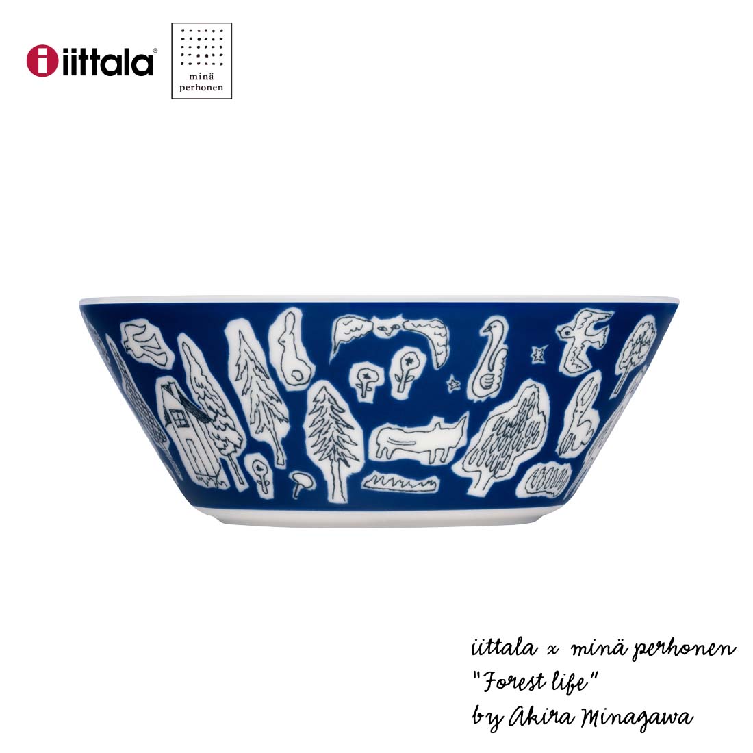 イッタラ  iittala ミナ ペルホネン　ボウル  15cm フォレストライフ forest life 皆川明  mina perhonen 1069481 北欧 フィンランド 皿｜shinwashop