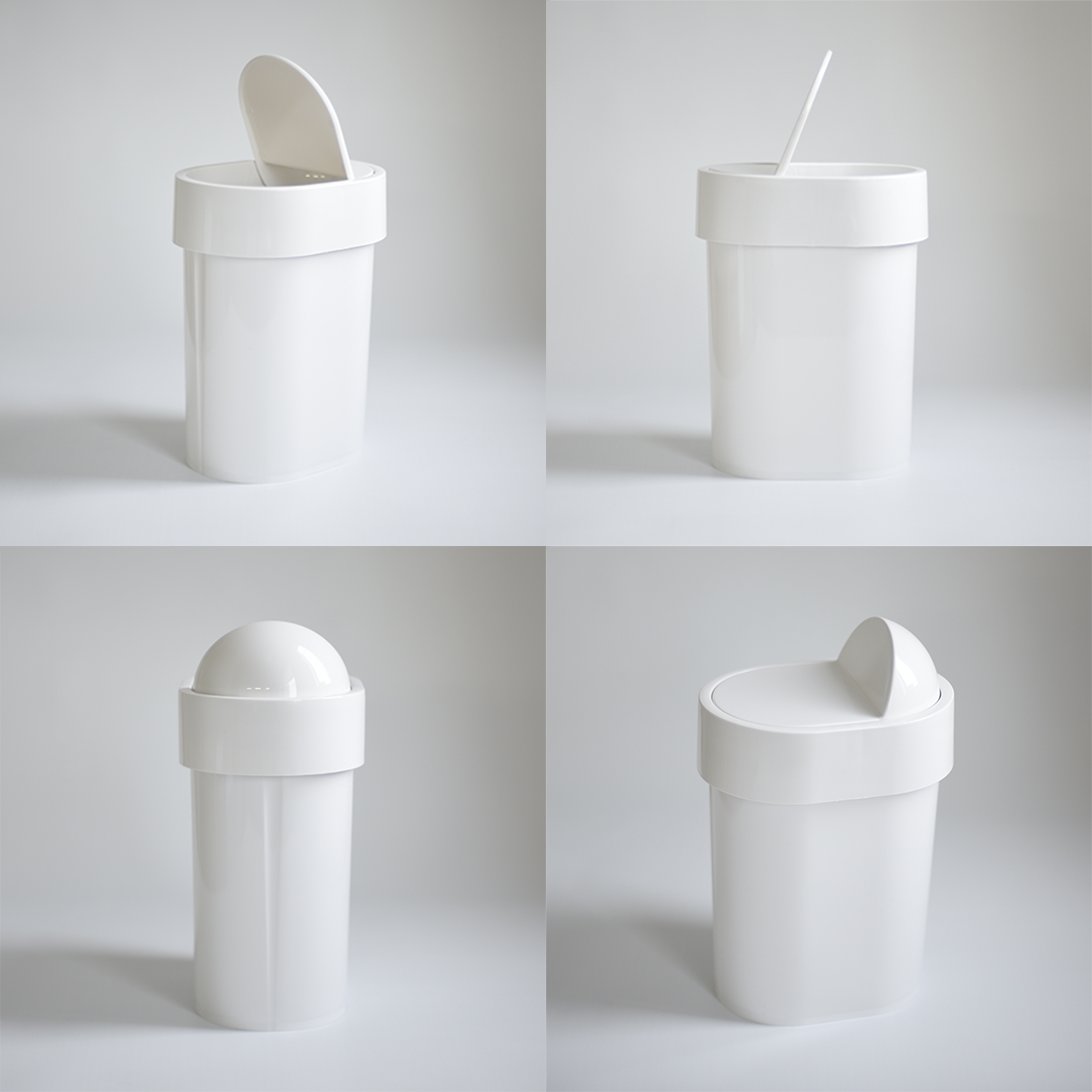 gedy ゲディ ジュニアウエストビン 4.8LT ゴミ箱 ダストボックス 白