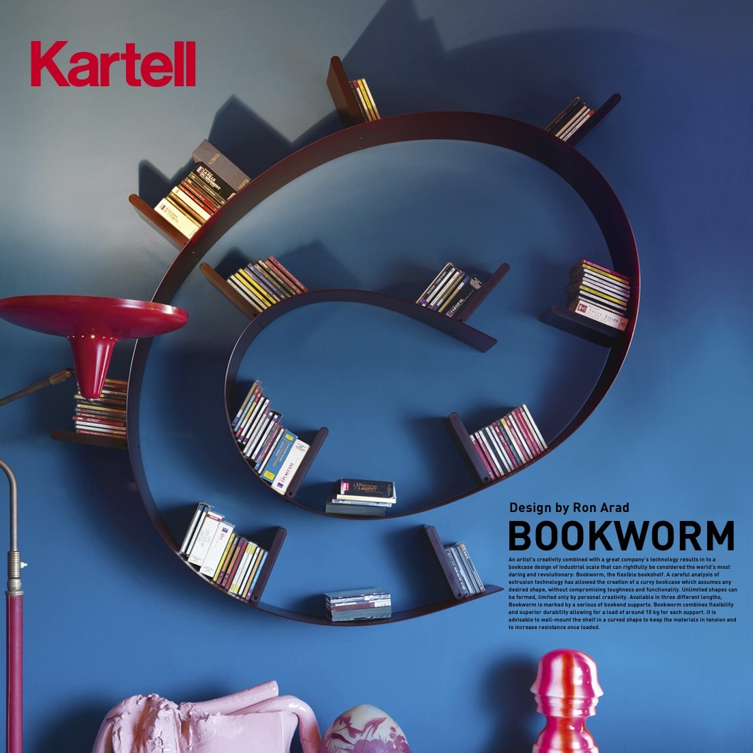 Kartell クーポン対象外商品 kartell/カルテル BOOKWORM ブック