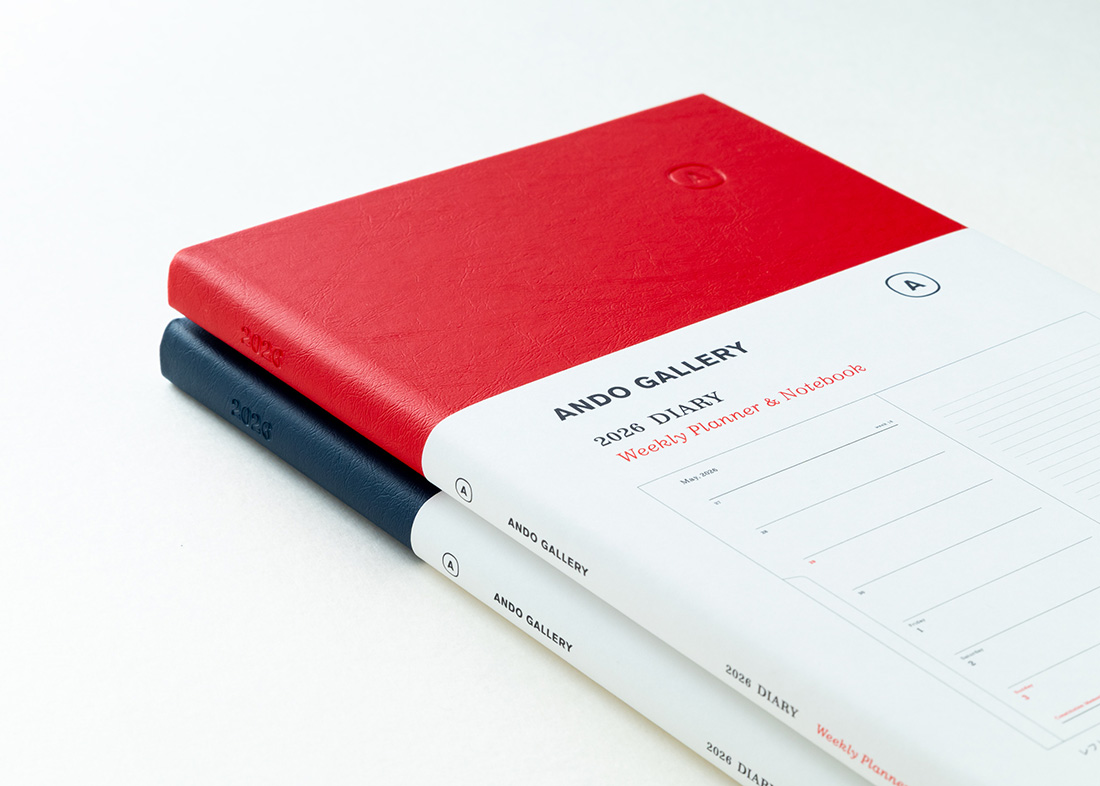 ANDO GALLERY 葛西薫 2026年ダイアリー 手帳 スケジュール ノート A5
