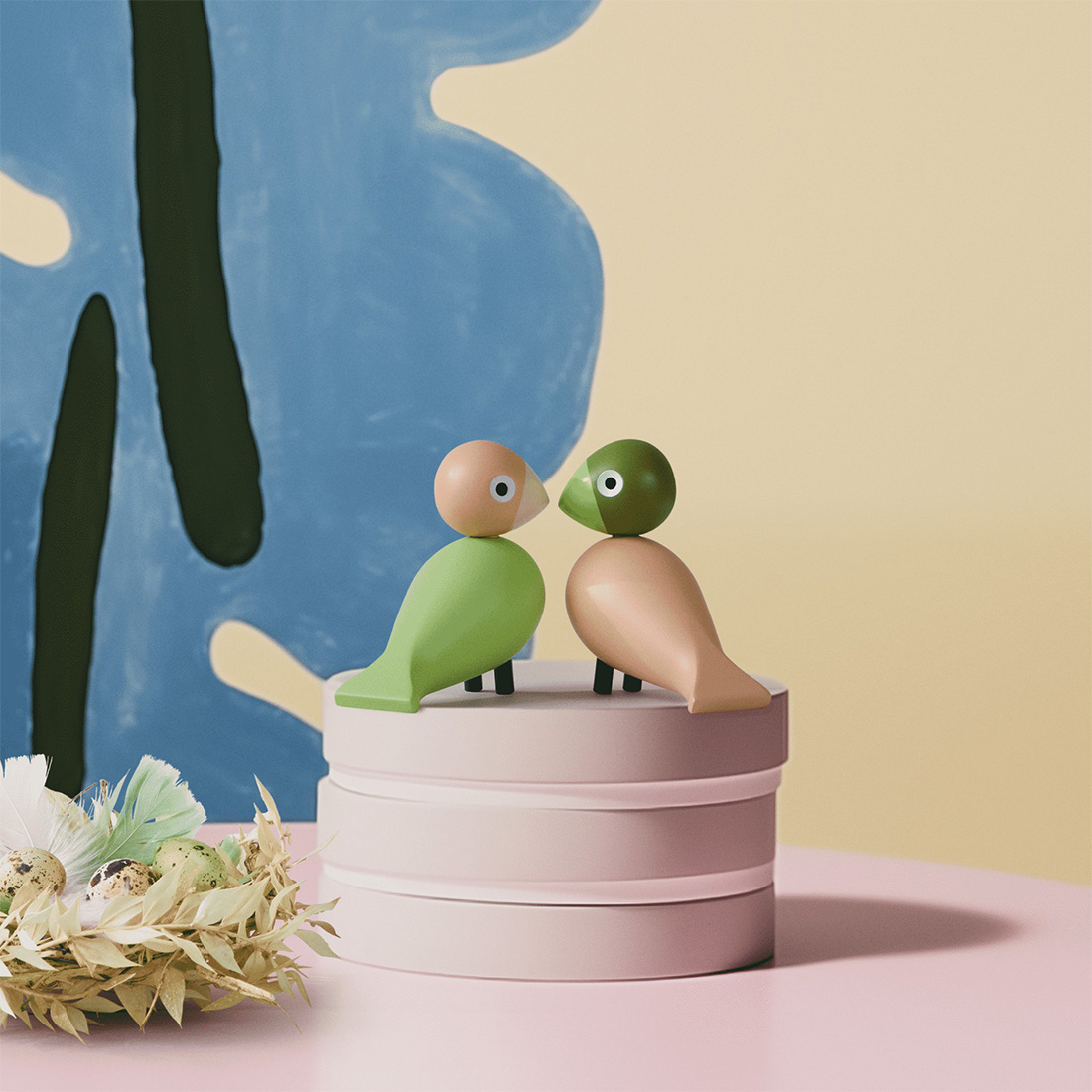 KAY BOJESEN DENMARK カイ ボイスン LoveBirds ペア ラブバード 39357