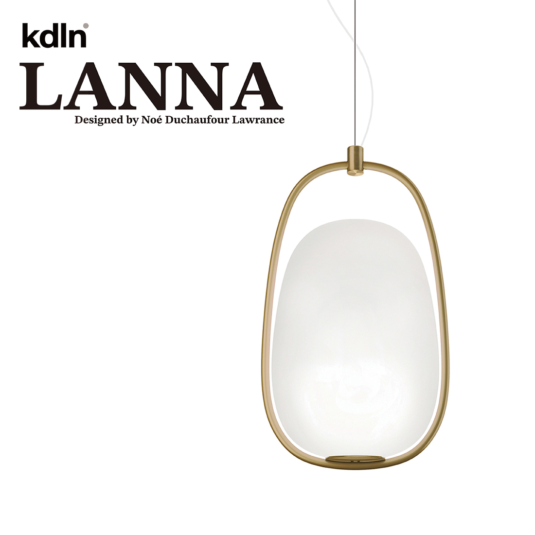 kdln ケーディーエルエヌ LANNA ラナ ノエ・ディシュフォー・ローレンス 照明　ペンダントライト ガラス サスペンション｜shinwashop｜02