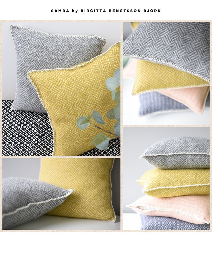 KLIPPAN（クリッパン） カバーのみ samba ウールクッションカバー 約