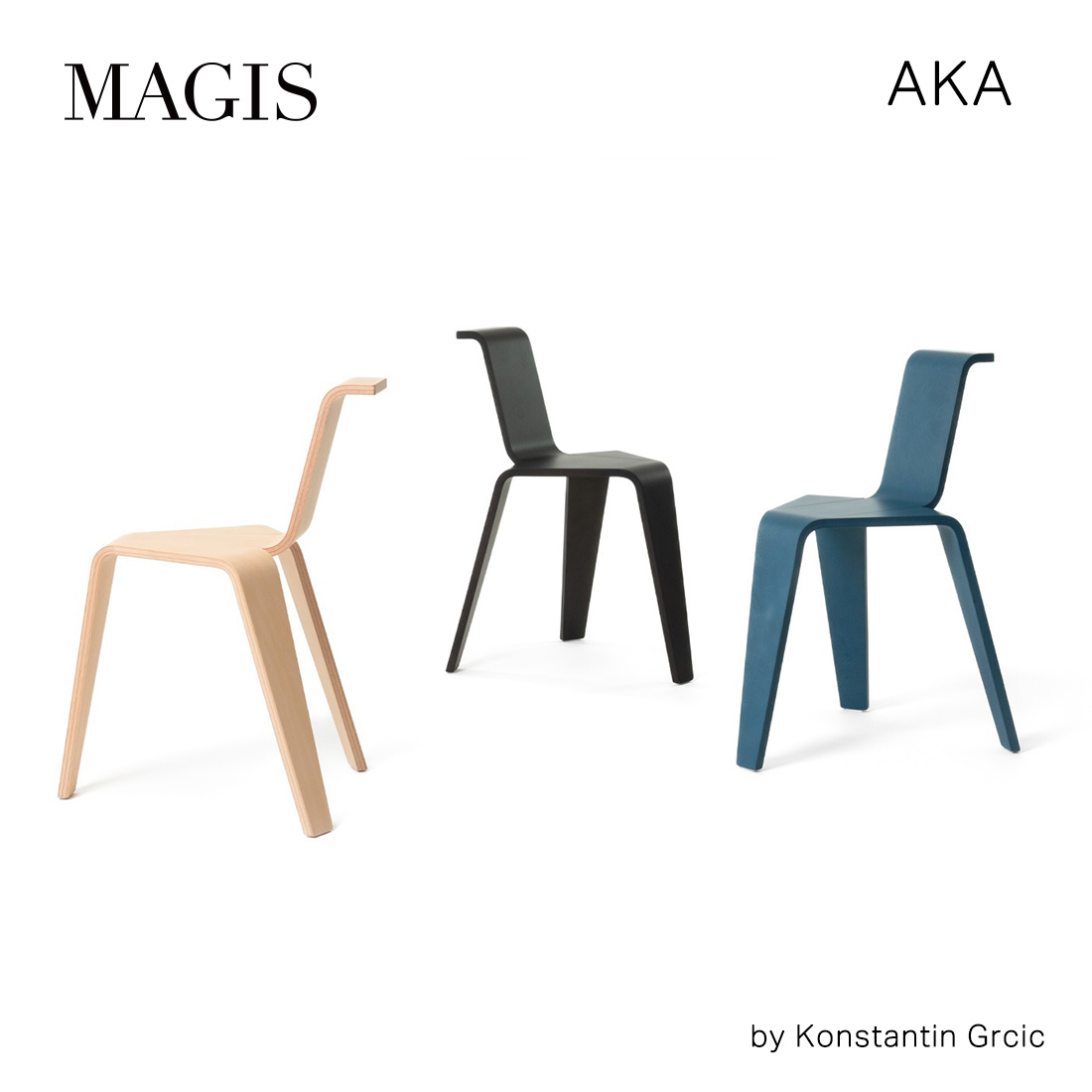 MAGIS マジス AKA エーケーエー KONSTANTIN GRCIC コンスタンティン・グルチッチ 椅子 イス ダイニングチェア