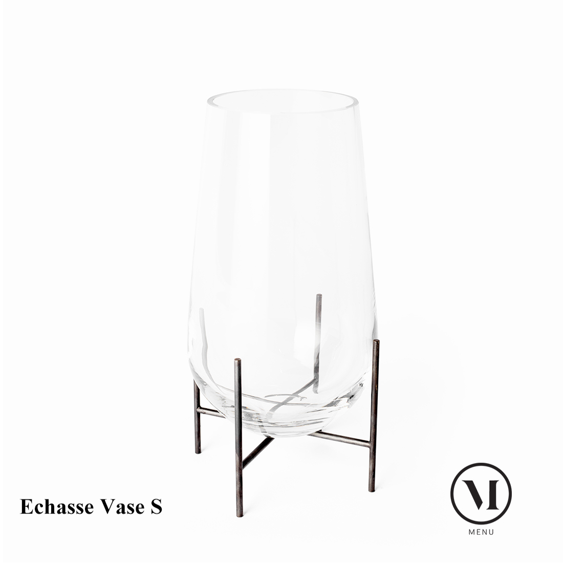 Audo Copenhagen Echasse Vase S clear イシャスベース Sサイズ クリア 4789039 花びん 花瓶 フラワーベース_3