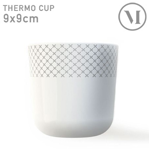 Audo Copenhagen グレイスティッチ サーモカップMサイズ キッチン スカンジナビアンデザイン 陶器 マグ｜shinwashop